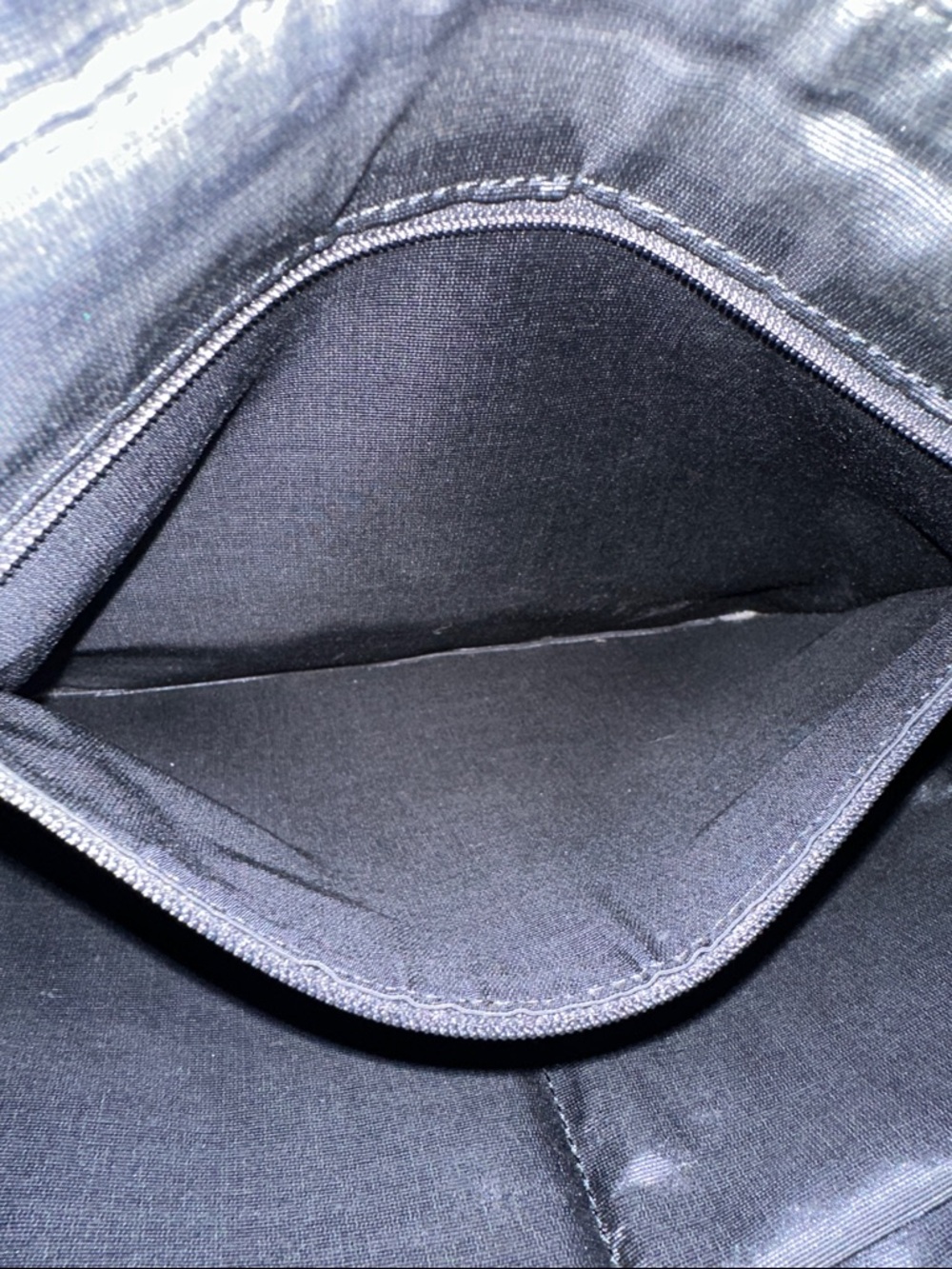 Burberry Classic Check Canvas Tote Bag with Black Leather Trim - Picture 14 of 15